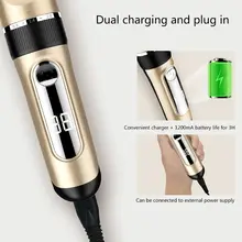 USB Перезаряжаемый низкий уровень шума и беспроводной инструмент для ухода за домашними животными кошки собаки машинка для стрижки волос триммер