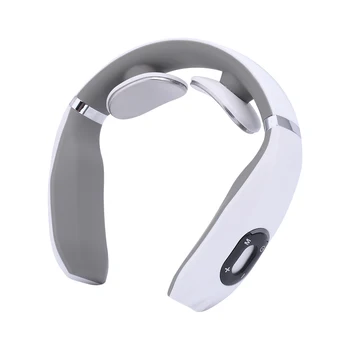 

Neck Massage Instrument Electromagnetic Shock Pulse Cervical Physiotherapy Instrument with Heating Function Office People Relax