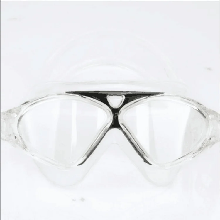 

Adult Goggles Plain Glass Swimming Goggles High-definition Waterproof Anti-fog One-piece Large Frame Swimming Goggles Swimming E
