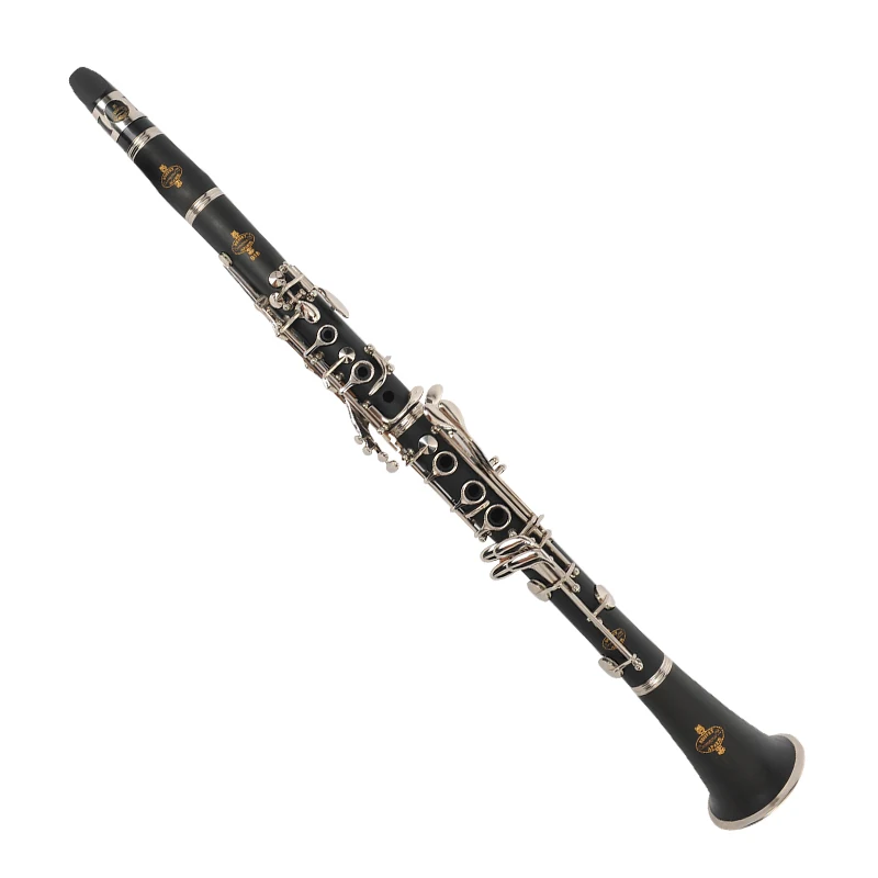 Buffet Bb Clarinet 17 Keys B Flat Musical Instruments High Quality Bakelite Tube silver Plated Clarinet