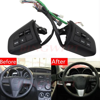 

steering wheel button for Mazda 3 CX-5 CX-7 switch standard buttons or for bluetooth button volume mode mute car accessories