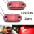 2шт 12V / 24V LED Боковые Габаритные Огни Автомобиля Внешние Огни Предупреждение Задний Фонарь Авто Прицеп Грузовик Грузовик Лампы Красного цвета