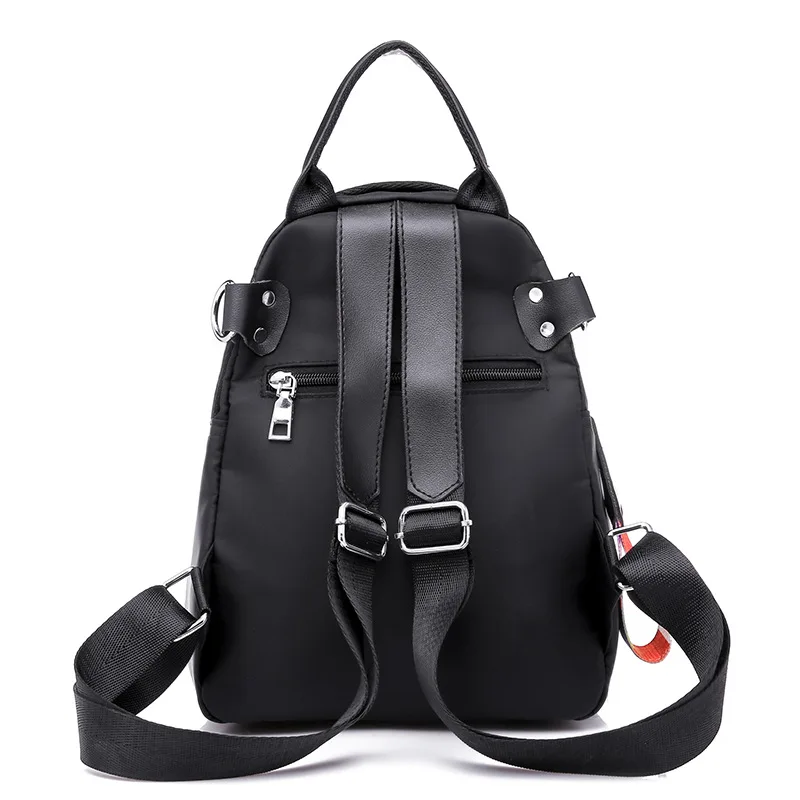 

Korean-style Versatile Simple Fashion Shell Bag Trend Nylon Junior High School STUDENT'S Backpack Wide-Strap Multi-Purpose Backp