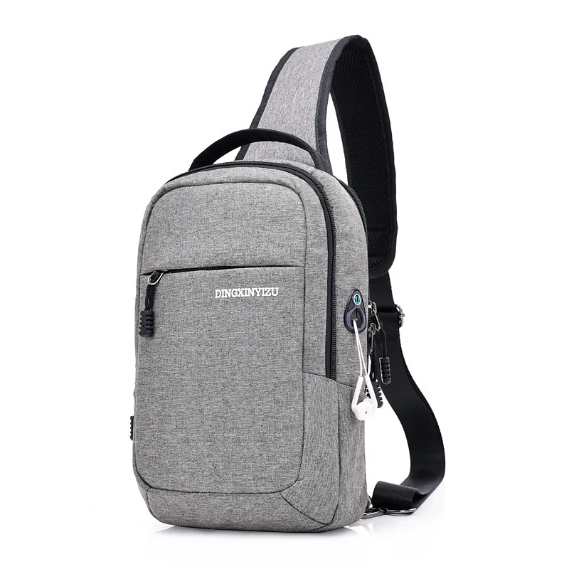 

Cross Border Manufacturers Direct Selling 2019 New Style Chest Bag Fashion Korean-style Simple MEN'S Messenger Bag a Generation