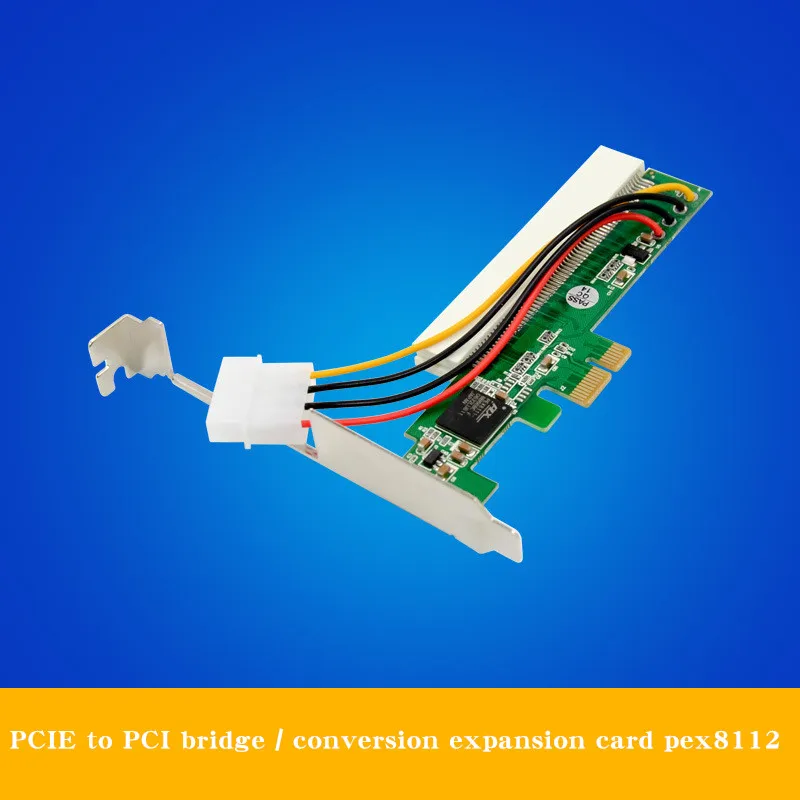 

PCIe X1 to PCI bridge conversion card PCI-E to PCI drive free plug and play pex8112