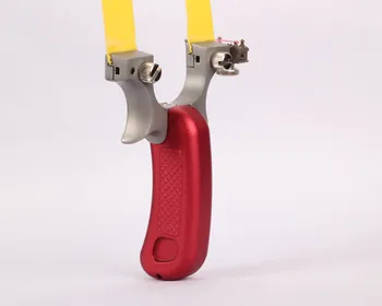 

Titanium steel stainless steel slingshot hunting shooting free tied with rubber band precision shooting competitive slingshot