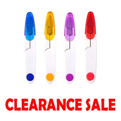 1 pièce ciseaux poignée en plastique préservatif ciseaux à coudre fil broderie Taiji Saber couteau Portable Mini ressort en forme de U pour adulte 