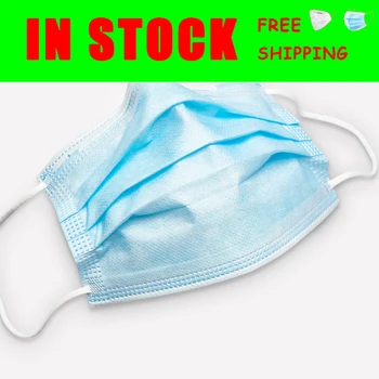 

Ship In 24 Hours【Bloomcare】 Anti Flu Disposable Three Layer Protective Masks Bacteria Face Dust Proof Safety Masks