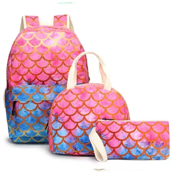 

3pcs School Backpack for Girls Daypack Schoolbag