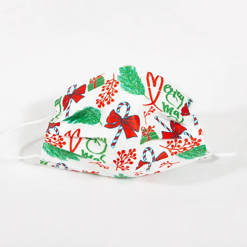 Рисунок 5 - одноразовые маски для лица с рождественским