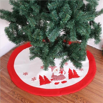

Christmas Tree Skirt Christmas Decorations High-end Embroidery Christmas Supplies Holiday Supplies Christmas Tree Decor