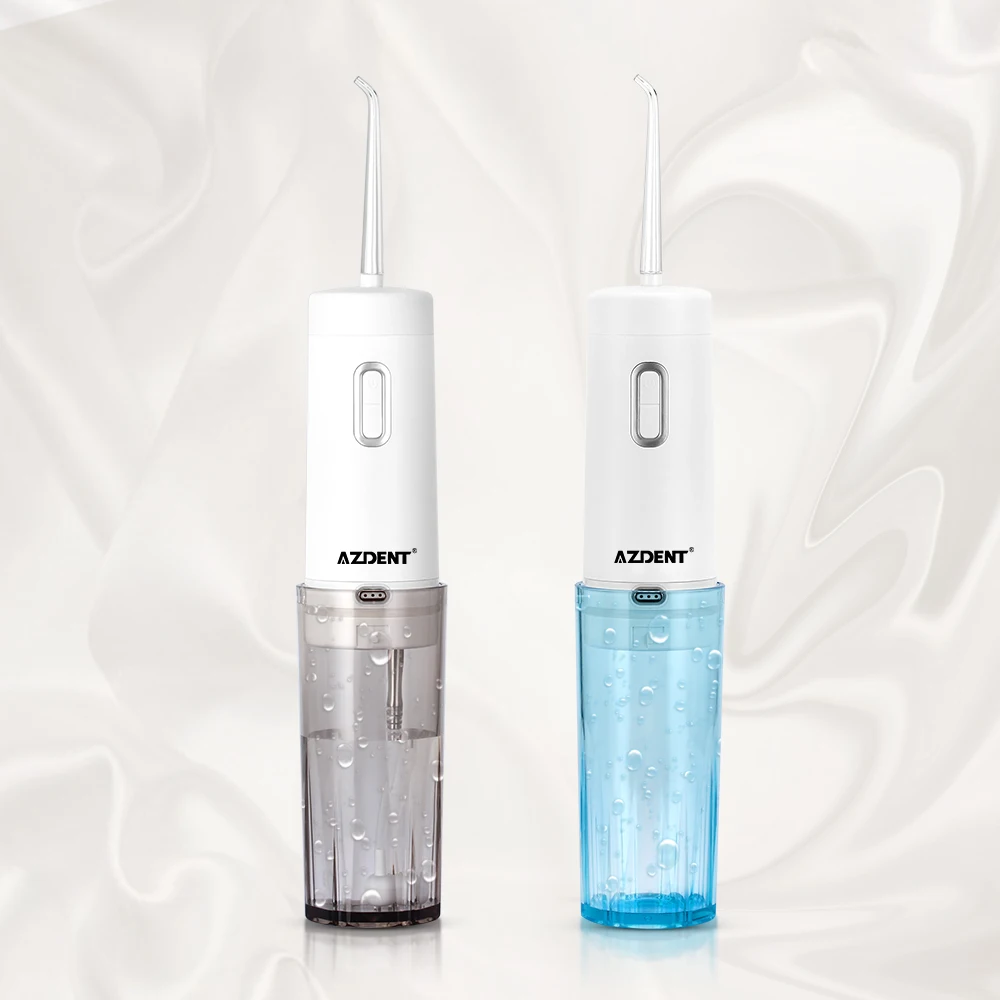 

Hot 4 Modes Portable Oral Irrigator Collapsible Water Dental Flosser USB Rechargeable Nose Clean Nasal Wash 200ml and 5 Jet Tips