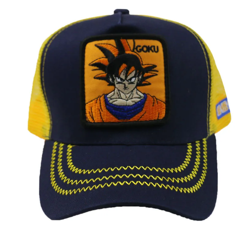 Мультфильм Dragon Ball бейсбольная кепка на мгновенной продаже горячий стиль сетки шляпа персонажа мультфильма вышивка Кепка Мода