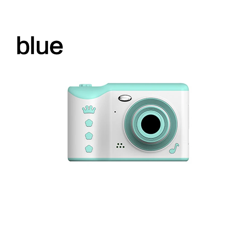 Blue Детская мини-камера 2,8 дюймов HD сенсорный экран 8MP цифровая камера с двойным объективом для детей подарок на день рождения Поддержка видеозаписи - Цвет: Blue