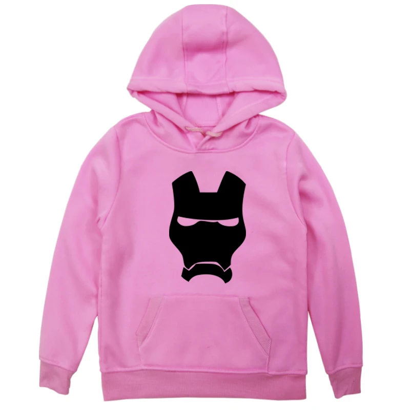 Hoodies 6 Модный Железный человек печать крутые худи Детская толстовка с капюшоном для мальчиков и девочек детская Повседневная зимняя утепленная одежда - Цвет: Hoodies 6