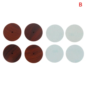 

4 PCS or 4 Sets speakers Stand Feet Foot Pad natural wood ebony loudspeaker Spikes 23mm/0.91" wooden spikes base pads