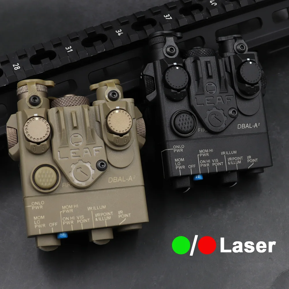 SOTAC Tactical Airsoft Flashlight DBAL A2 Red/Green Laser White Strobe