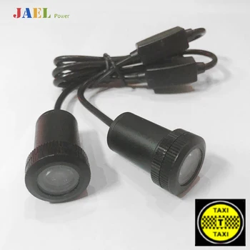 

JAEL One Set LED Car door welcome light Case For TAXI Led Light courtesy led car laser projector Logo Ghost Shadow Light