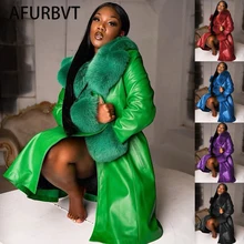 Aliexpress - 2021 New High Quality Winter Women’s Faux Fur Coat Sheepskin Coats Keep Warm With Fur Fox Collars Slim Female Furs Plus Size