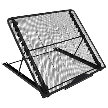 

Adjustable Mesh Ventilation Laptop Stand Black Folding Desktop Lightbox Stand For Ventilation Adjustable Laptop Stand For Lapt