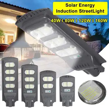 

160/120/80/40W LED Solar Street Light Solar Outdoor Waterproof Lighting Wall Lamp for Area Parking Industrial Garden Square Road