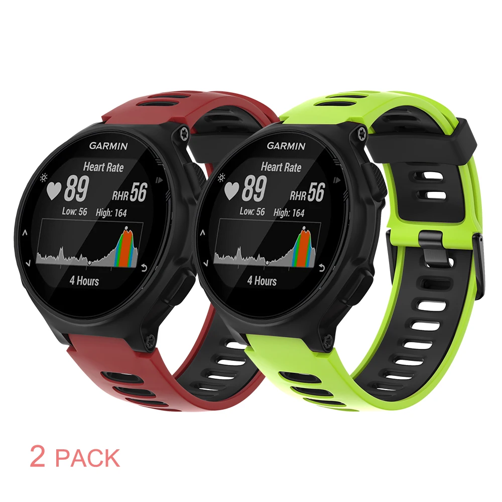 Силиконовый ремешок для часов Garmin Forerunner 735XT 235 220 230 620 630 полосы спортивные браслеты для Garmin Forerunner SmartWatch