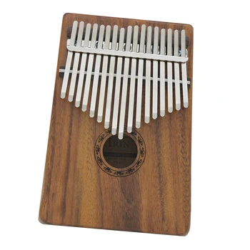 

Acacia 17 Keys Mbira Kalimba Flower Sound Hole 18.5x13.1x3.5cm Wood Color