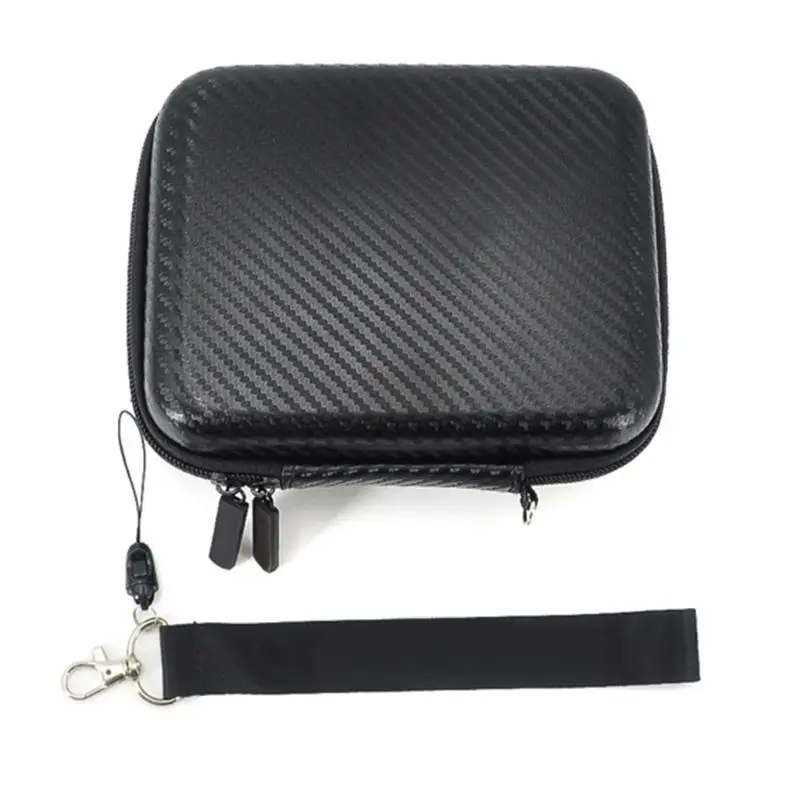 

Portable Storage Case PU Carbon Pattern Carrying Pouch Bag for D-JI MAVIC AIR 2 Remote Control