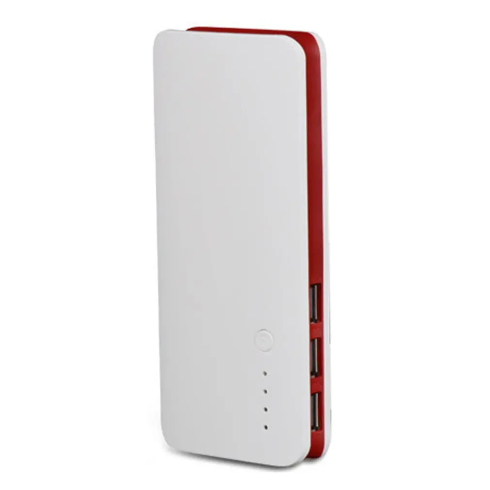 Портативный внешний аккумулятор светодиодный свет три USB порта большая емкость