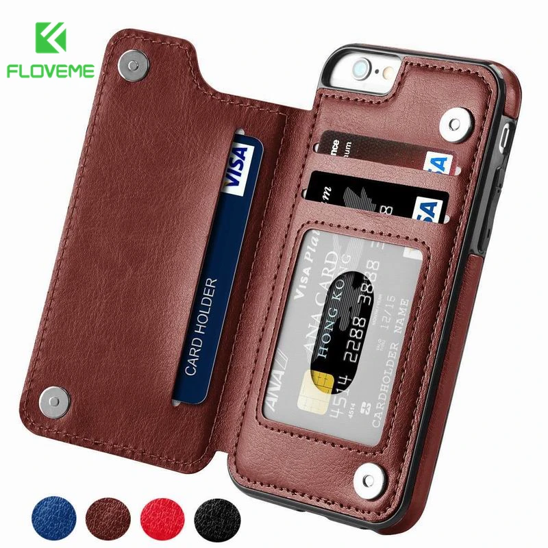 

FLOVEME For Samsung Note 10 Plus Case Magnetic For Galaxy NOTE10 Leather Case Wallet Card Holder 9 8 S8 S9 S10 Phone Cover Coque