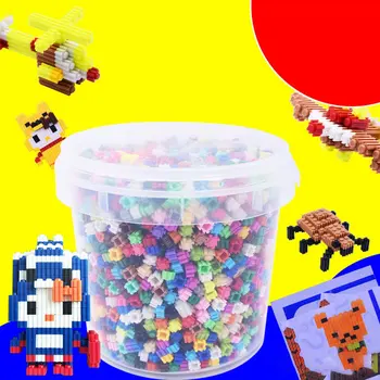 

4000pcs/Set Mini Building Blocks Toy Set Puzzles Colorful Assemble Puzzle Toys Early Educational Toy for Children Hot!