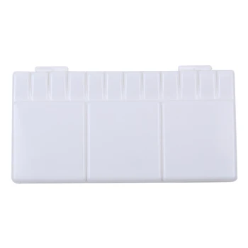 

33 Grid Plastic Paint Palette Finger Hole Painting Storage Empty Foldable Artist Box Tray Watercolor Tool Art Supplies Gouache