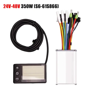 24-48V 250W/350W S6-51/S866 S6-61/S866 Electric Brushless Controller LCD Display Panel for Bicycle Scooter Motor In Stock