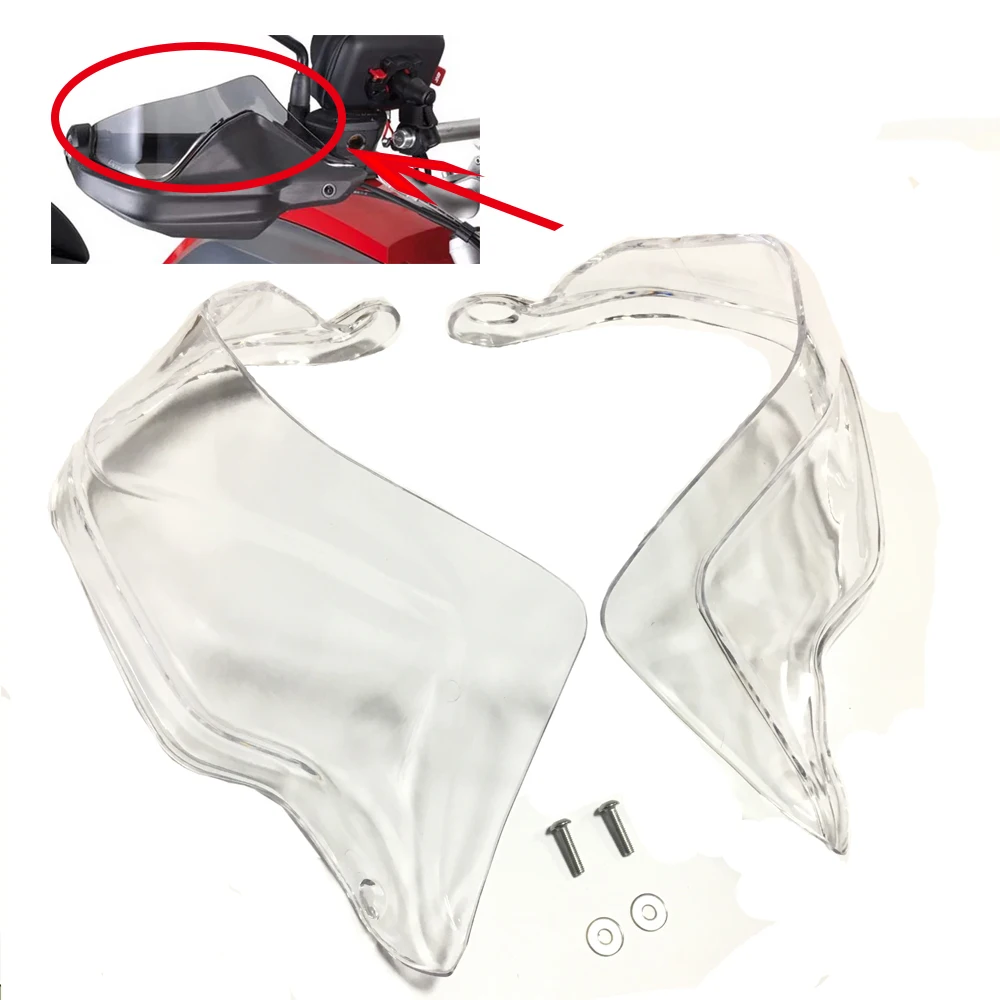

For R1200GS Adventure LC F800GS S1000XR R1250GS Clear Handguard Windscreen Windshield Motorcycle Hand Guards Shield Extension
