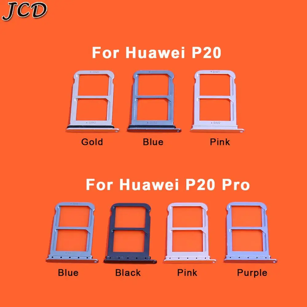 JCD для Huawei P20 Pro /P20 SIM-карты лоток держатель Слот адаптер гнездо две Запасные части |