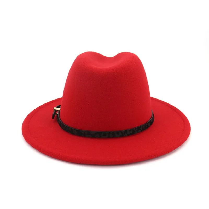 Wide Brim Jazz Hat Party Church Black 