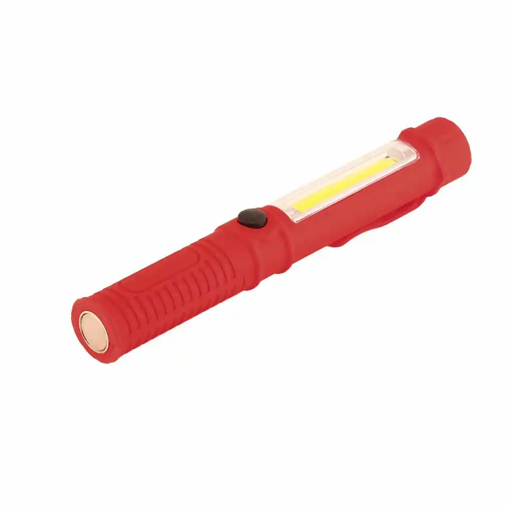COB Work Light Lamp Flashlight Torch Multifunction w// Magnetic /& Clip Blue
