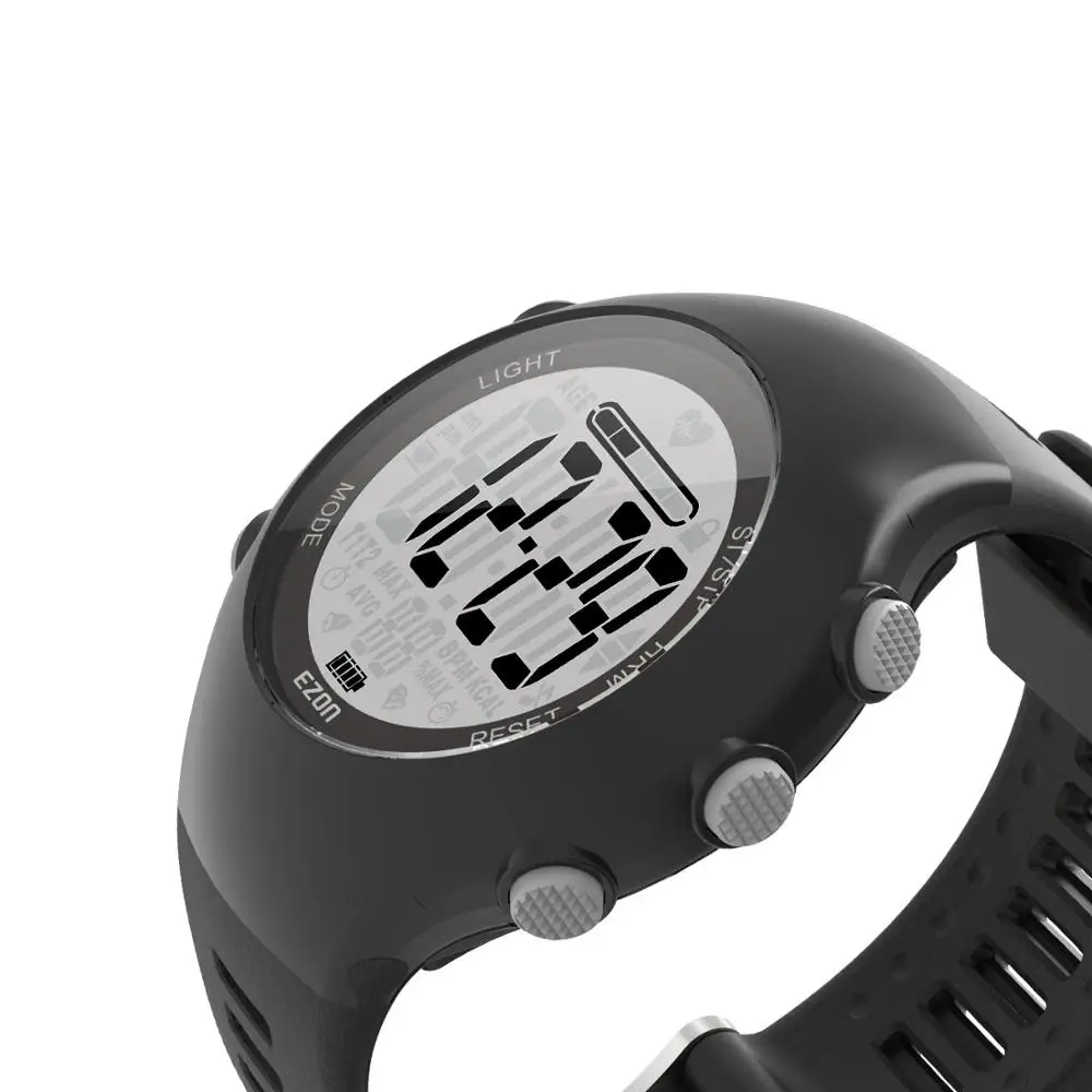 Мужские и женские спортивные цифровые часы оптический датчик пульсометр хронограф счетчик калорий Часы для бега