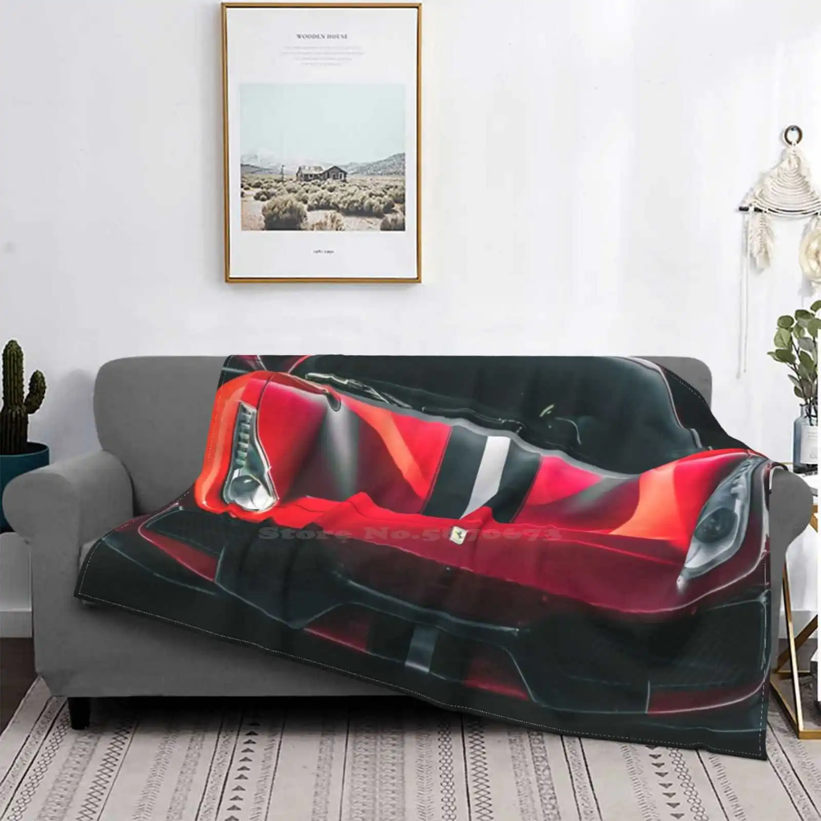 488 Pista New Selling Custom Print Flanella Coperta Morbida 488 Pista Jarama Track Race Car Trackday Rim Germania Auto Tedesca