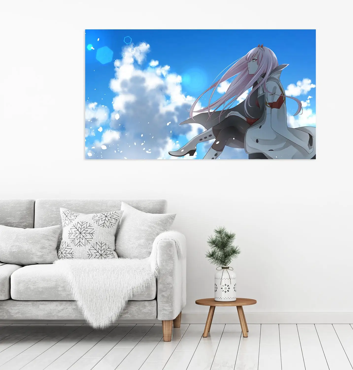 [Самоклеющиеся] 3D DARLING in the FRANXX 548 Япония аниме наклейки на стену, плакат настенные наклейки AJ обои живот