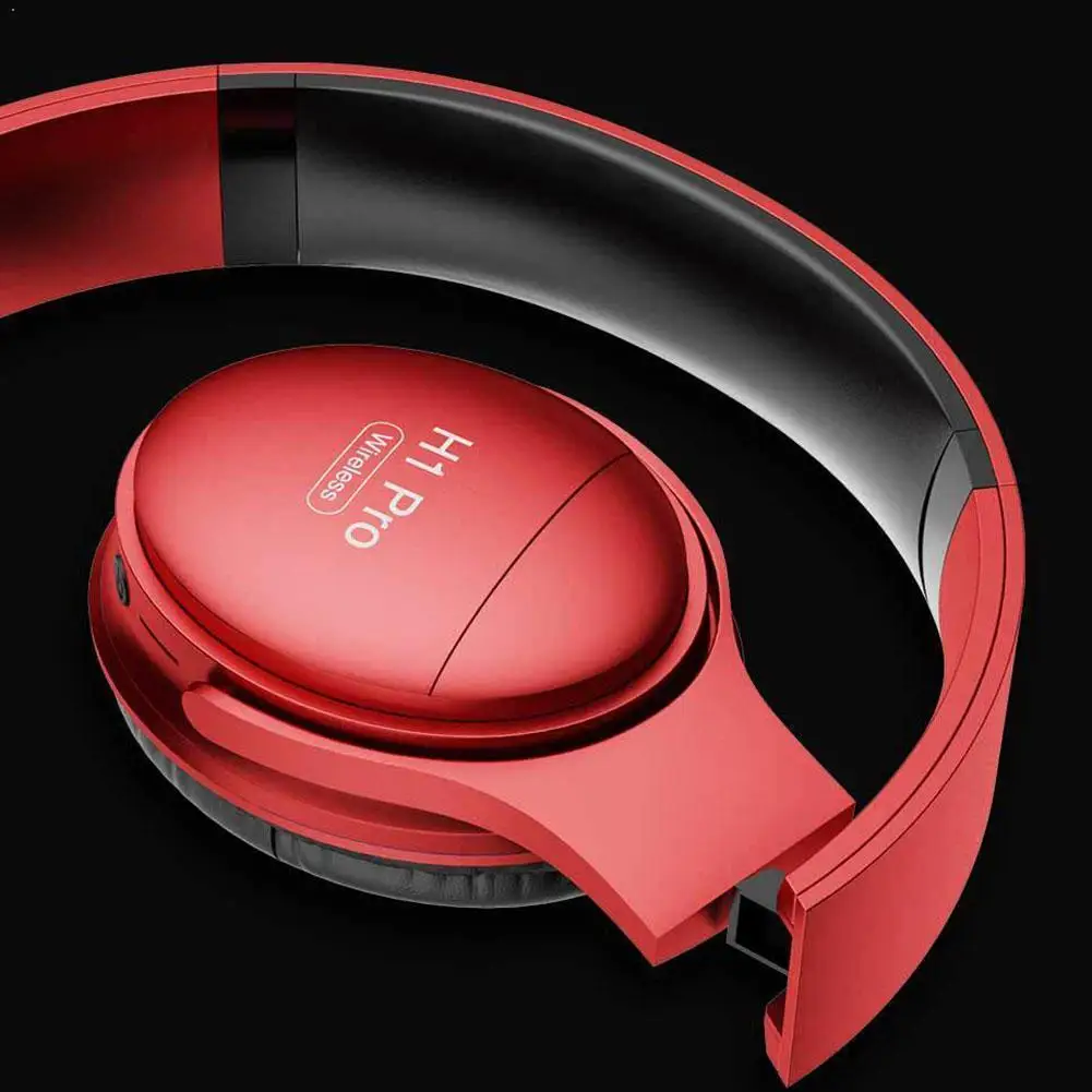 H1 Pro Bluetooth Наушники Hi Fi стерео Беспроводной наушники Шум TF Поддержка микрофоном