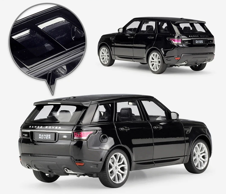 Welly литая модель автомобиля 1:24 масштаб автомобиля игрушка Land Rover Range Rover Sport SUV металлический сплав Игрушечная машина для детей Коллекция подарков