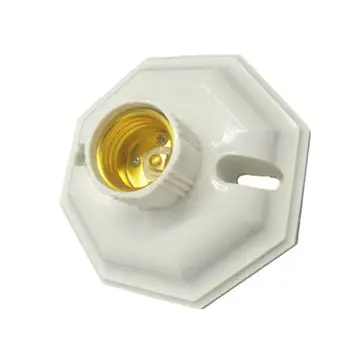 

E27 Screw Lamp Holder Octagon Wear-resistant 250V 6A Light Bases