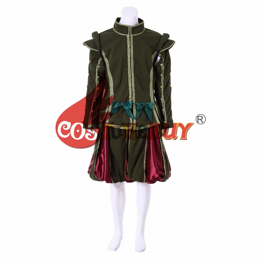 Costumebuy Тюдор елизабетанский аристократ мужской Викторианский принц Костюм в стиле «Ренессанс» Средневековый Королевский военный костюм на заказ