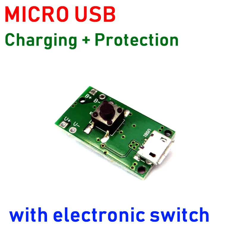 MICRO USB литиевая батарея для зарядки и резервная плата зарядного устройства +