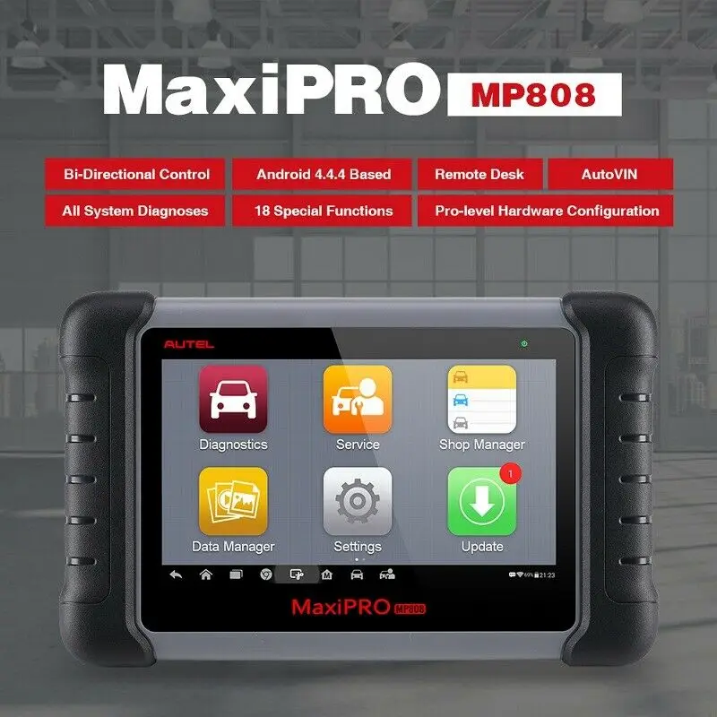 Autel MaxiPRO MP808 автомобильный диагностический сканер все системы Автоматическая диагностика сканирующий инструмент Автомобильный