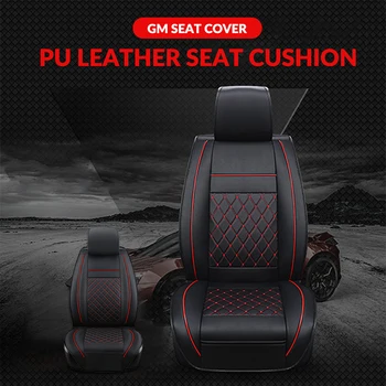 

PU Leather Car Front Seat Cover Car Ventilation Cushion Dustproof Universal Car Seat Cushion for Non-Slip