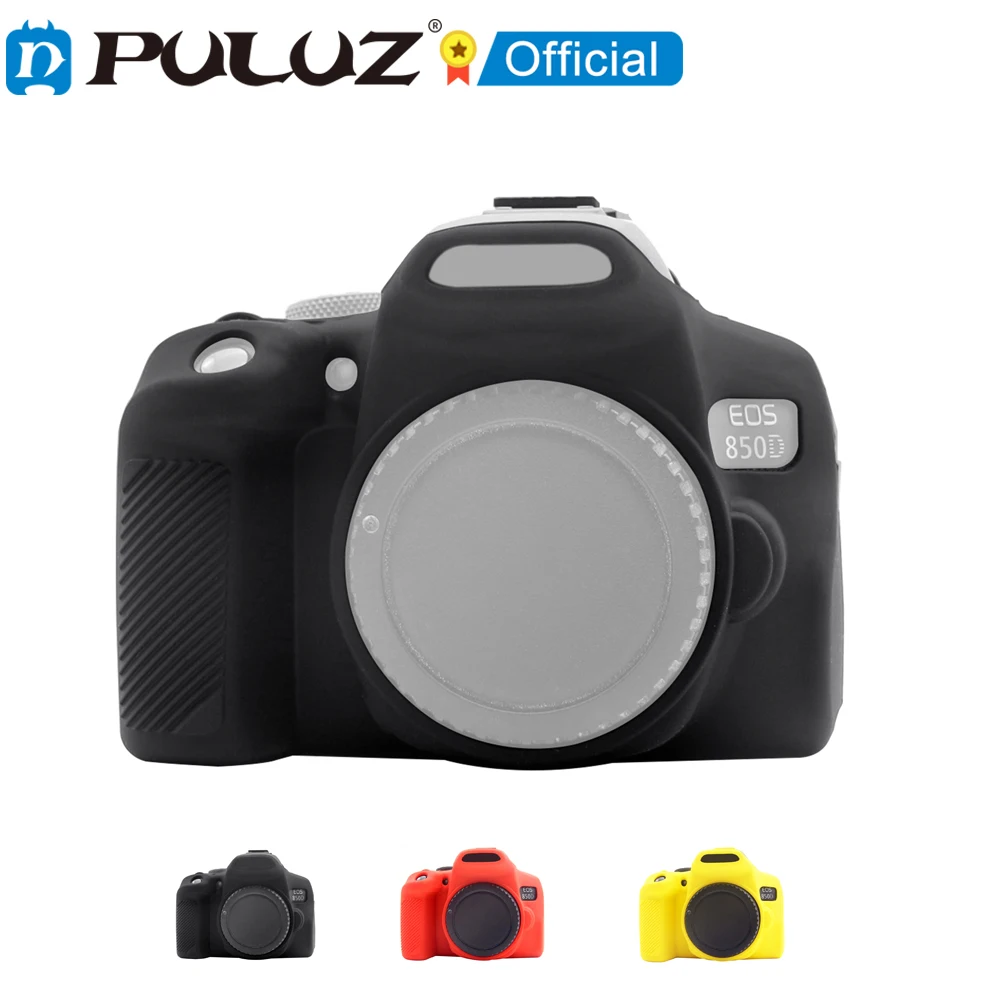 Puluz Custodia Protettiva In Silicone Morbido Per Canon Eos 850D / Eos R5 Custodia Per Fotocamera Accessori Per Fotocamere Dslr
