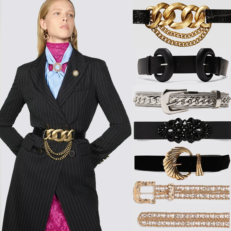 

2019 ZA newest Limited Edition Belt Fashion Women Bohemian Metal Waist Chain Wedding Christmas Party Gift Jewelry Statement