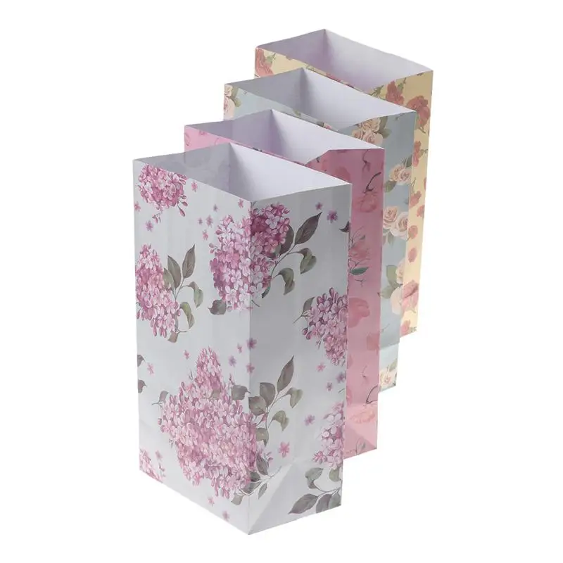 

24 Pcs Candy Boxes Cute Delicate Floral Printing Gift Treat Boxes Favor Boxes Chocolate Boxes for Birthday Banquet